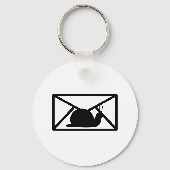 snail mail key ring (Front)