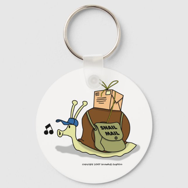 Snail Mail Keychain (Front)