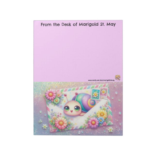 Snail Mail Notepad (Rotated)