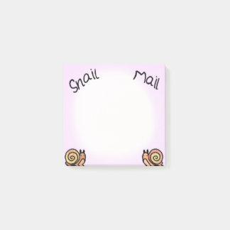 Snail mail post-it notes