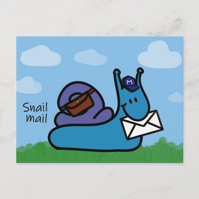 Snail mail postcrossing postcard (Front)