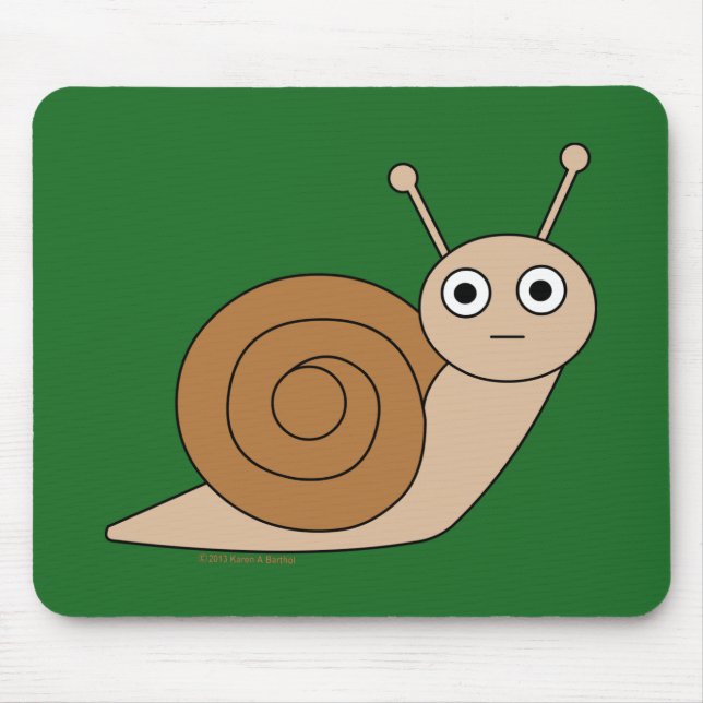 Snail Mouse Pad (Front)