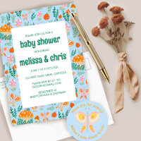 Snail Mushroom Butterfly Cute CUSTOM BABY SHOWER