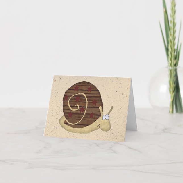 Snail Note Card (Front)