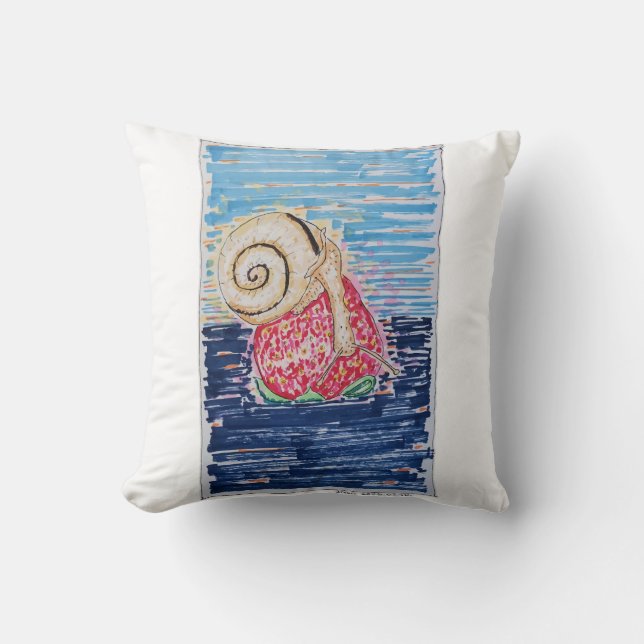 Snail on the Strawberry Cushion (Front)