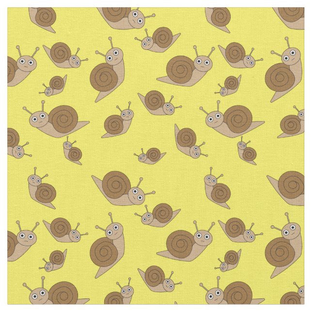 Snail Pattern Fabric (Close Up)
