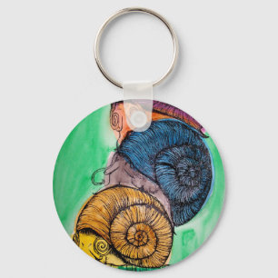 Snail Pile Keychain