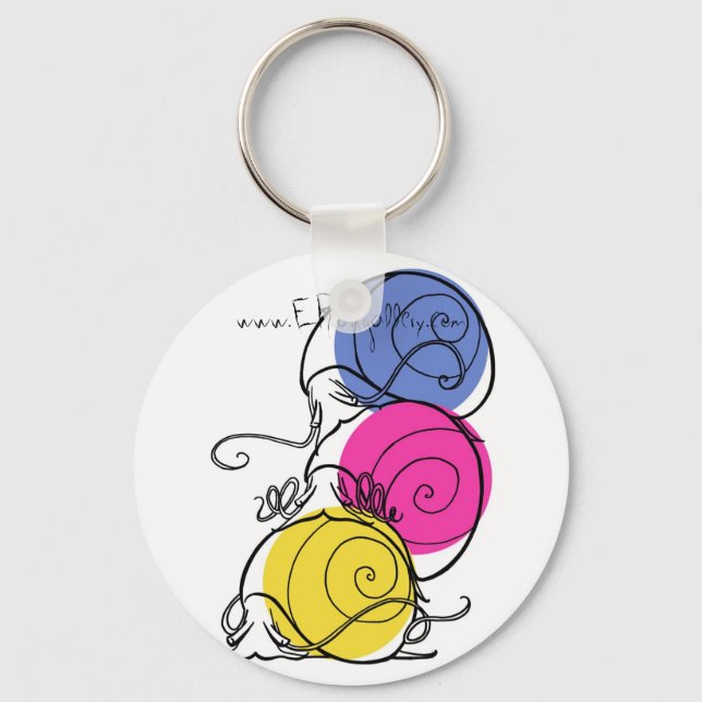 Snail Pile Keychain 2 (Front)