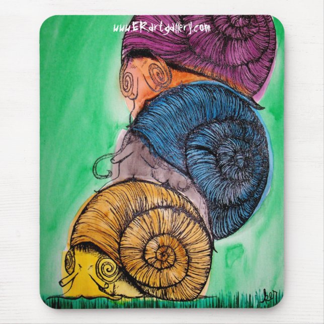 Snail Pile Mousepad (Front)