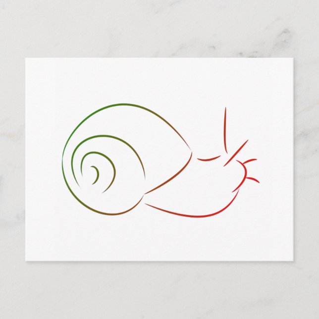 Snail postcard (Front)