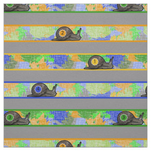 Snail Race Fabric