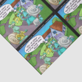 Snail Real Estate Sales Funny Gifts & Collectibles Tissue Paper