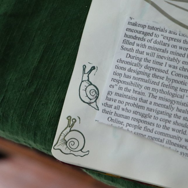 Snail Rubber Stamp (Creator Uploaded)