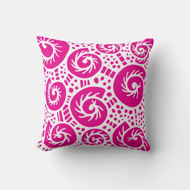 Snail shell dots doodle 47 cushion (Front)