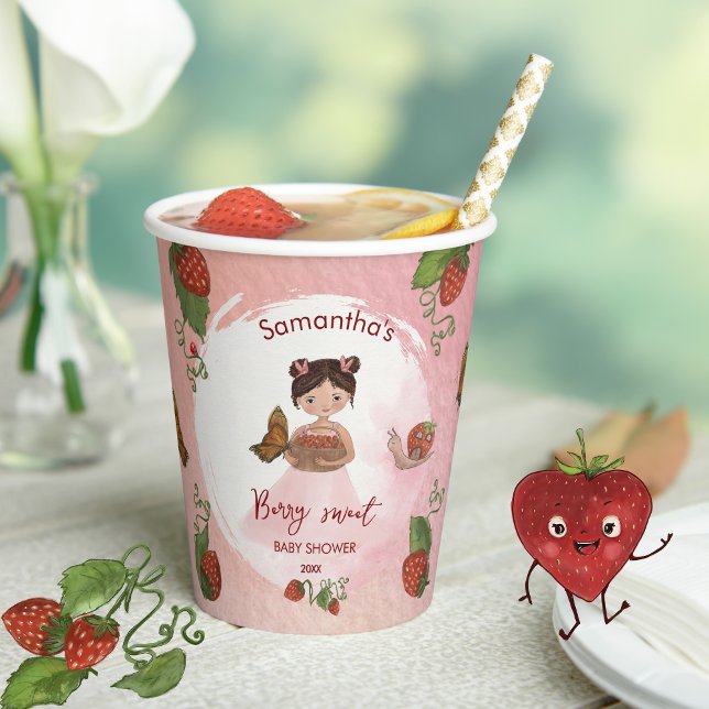 Snail & Strawberry Berry sweet Party Cups (Snail & Strawberry Berry sweet Party Cups)
