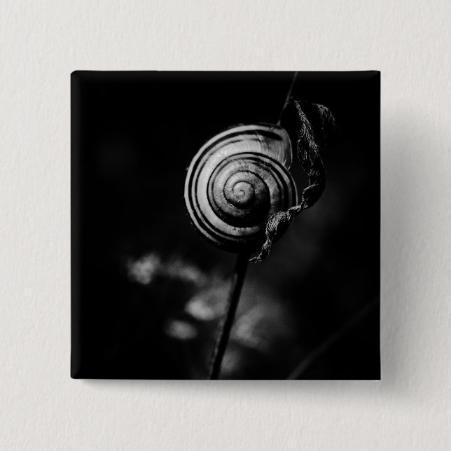 snail tail 15 cm square badge (Front)