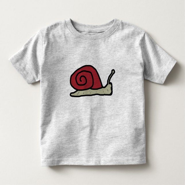Snail Toddler T-Shirt (Front)