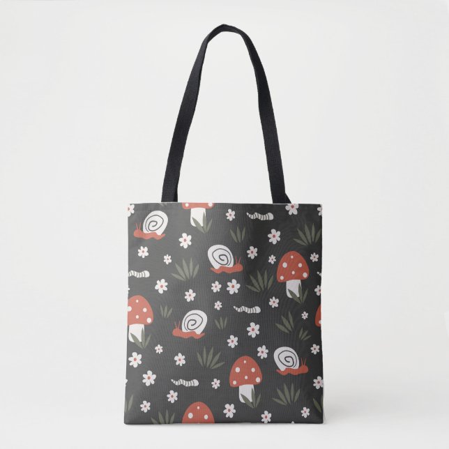 Snail Trail Forest Tote Bag (Front)