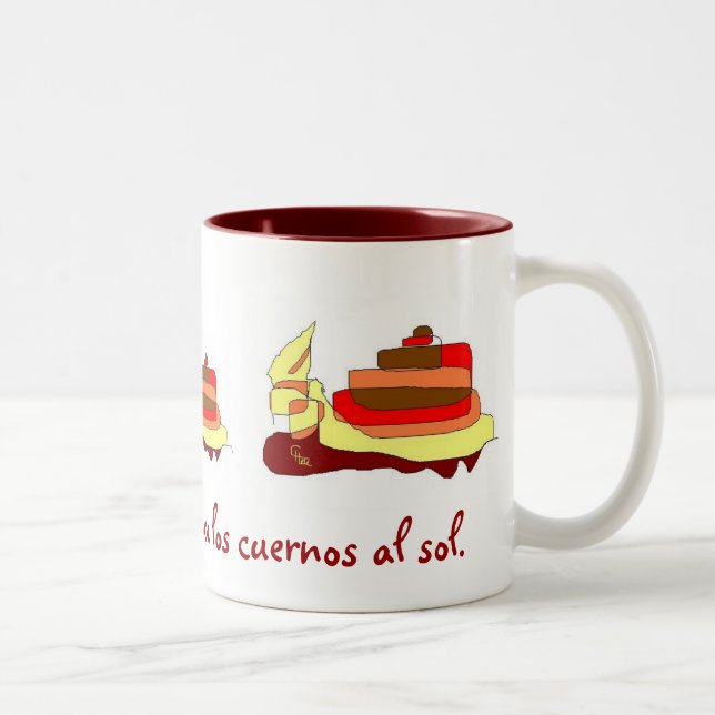 SNAIL Two-Tone COFFEE MUG (Right)