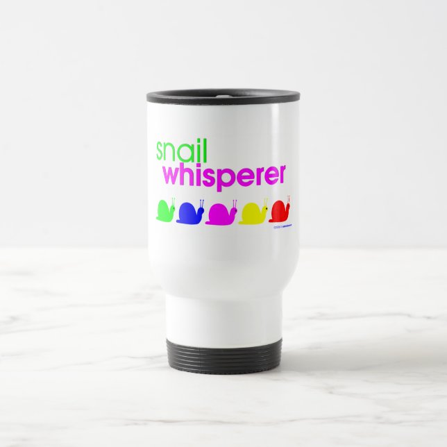 Snail Whisperer Travel Mug (Center)