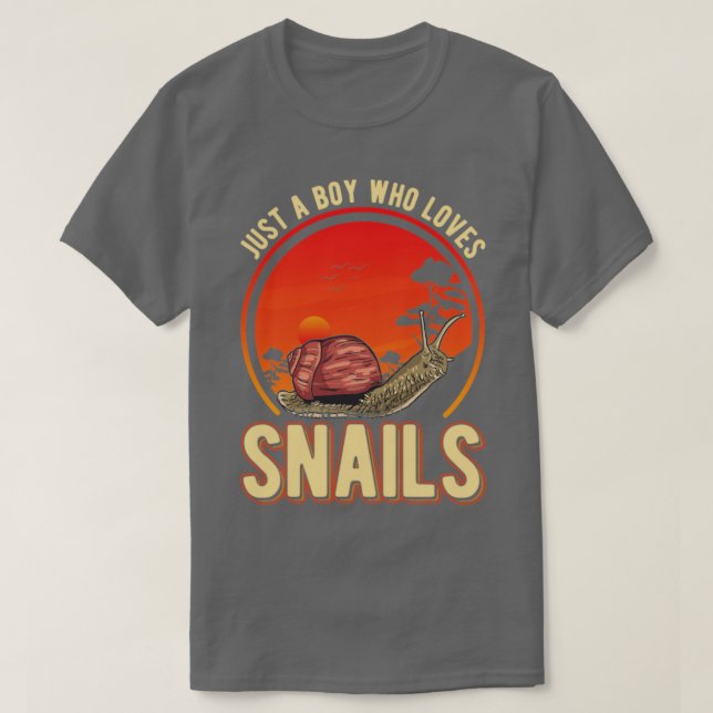 Snail Young  T-Shirt (Design Front)
