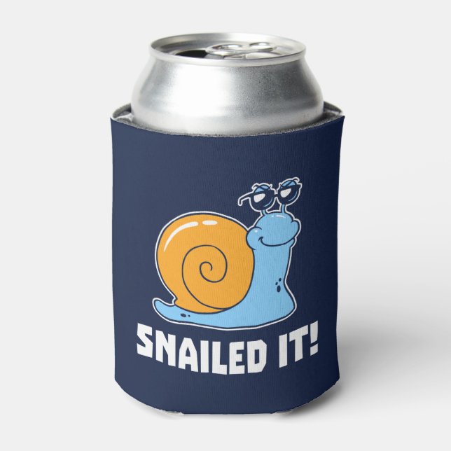 Snailed It Can Cooler (Can Front)