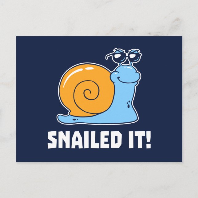 Snailed It Postcard (Front)