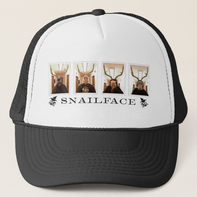Snailface Hipster Hat (Front)