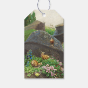 Snails in a Rock Garden (by H.A. Brendekilde) Gift Tags