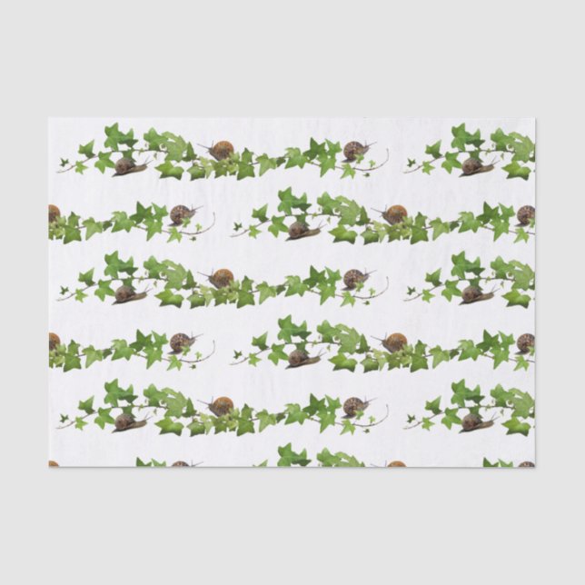 Snails in Ivy Tissue Paper (Front)