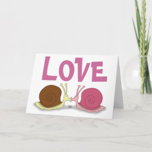 Snails In Love Greeting Card