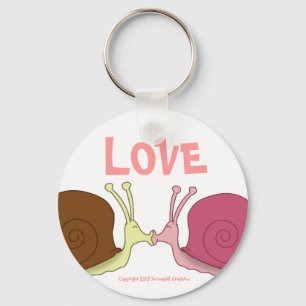 Snails In Love Keychain