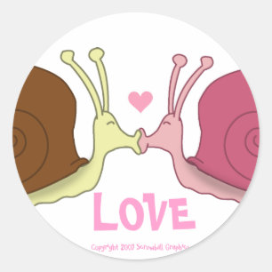 Snails In Love Stickers