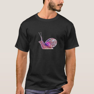 Snails Mollusk Snail Shell Motif Colourful Snail T-Shirt
