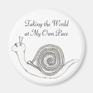 Snail's Pace Magnet
