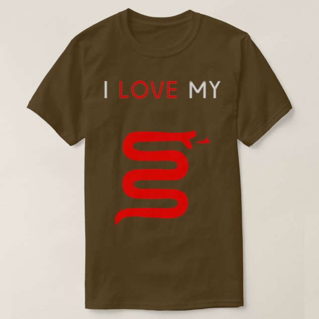 Snake adder boa reptile  T-Shirt (Design Front)