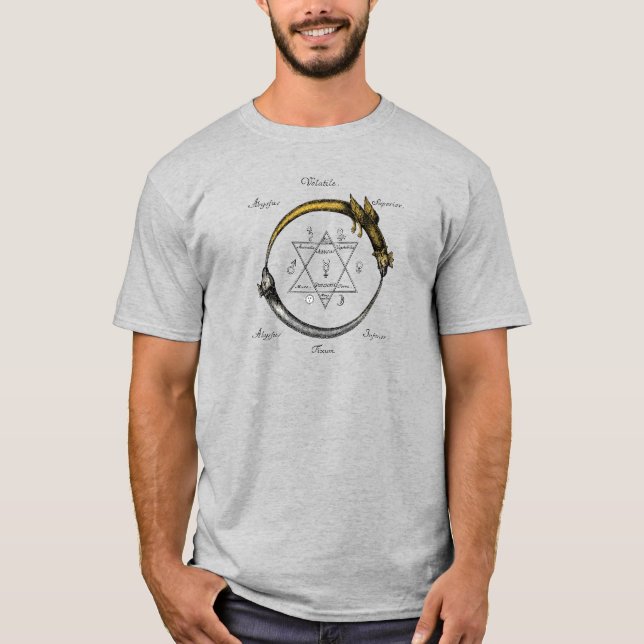 Snake and Dragon Ouroboros T-Shirt (Front)
