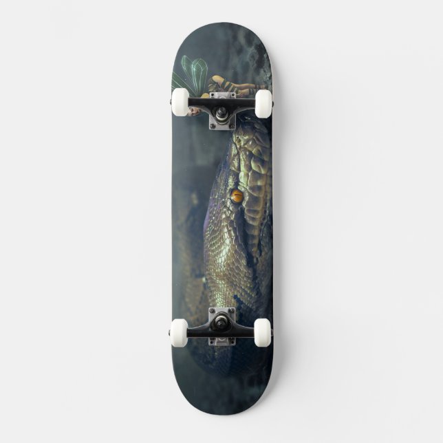 Snake and Fairy Skateboard (Front)