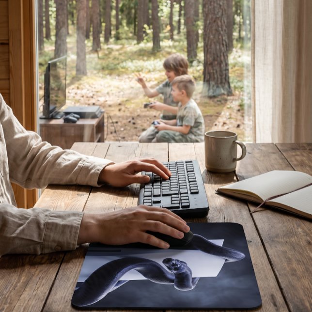 Snake and Gaming Console Intense look Mouse Pad (Creator Uploaded)
