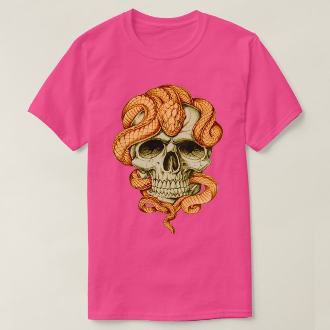Snake and SkullTShirt  T-Shirt (Design Front)