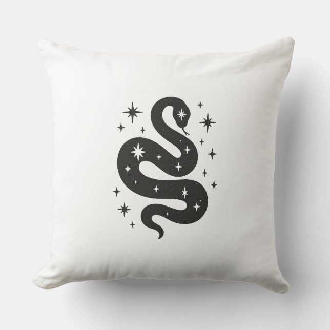Snake and Stars Cushion (Front)