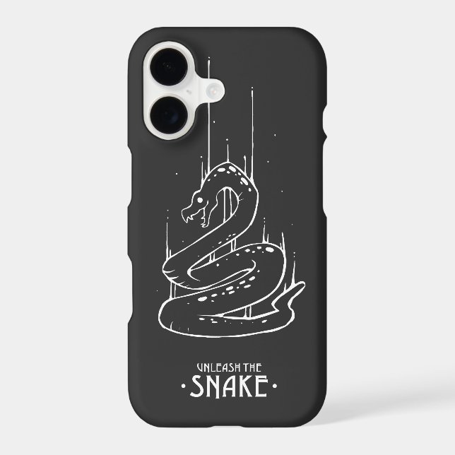 SNAKE ANIMAL LINE UNLEASH THE SNAKE iPhone CASE (Back)