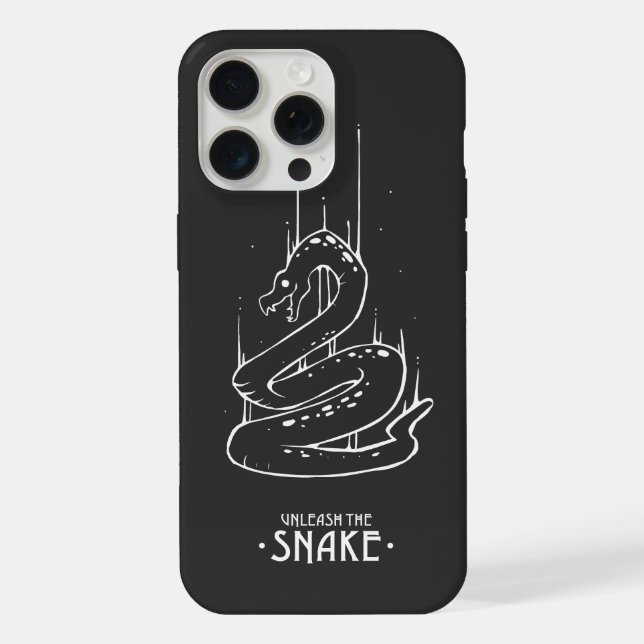 SNAKE ANIMAL LINE UNLEASH THE SNAKE iPhone CASE (Back)