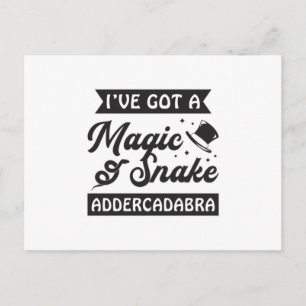 Snake Animal Lover Reptile Snakers Cobra Pet Gift Postcard