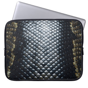 snake animal skin texture serpent scale wild repti laptop sleeve