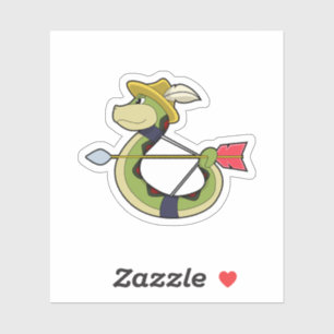 Snake as Archer with Bow & Arrow