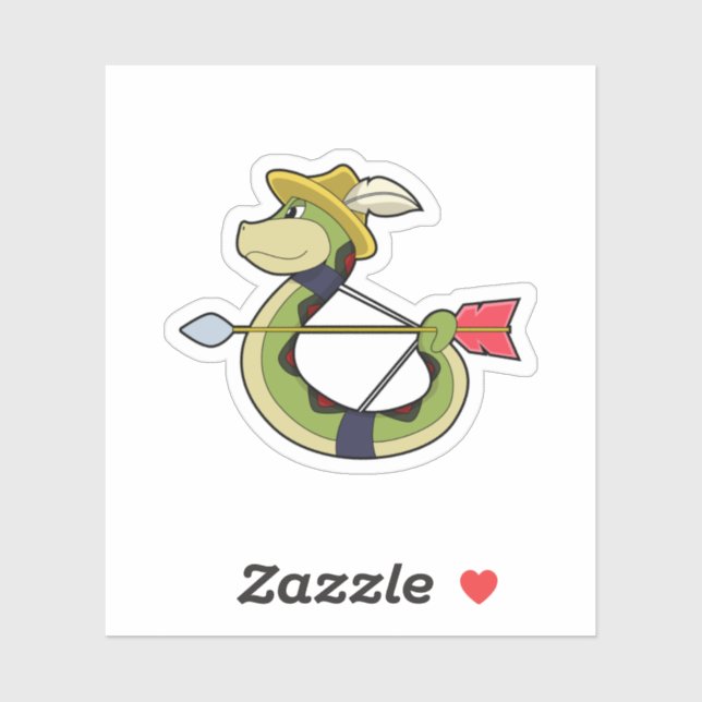 Snake as Archer with Bow & Arrow (Sheet)