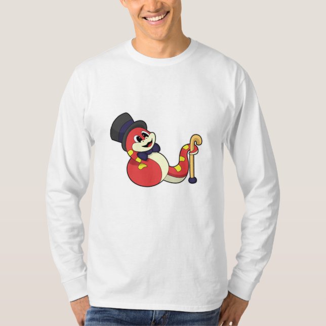 Snake as Groom with Hat T-Shirt (Front)