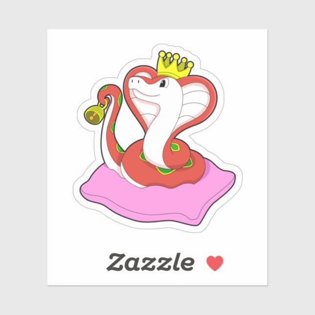 Snake as King with Crown (Sheet)