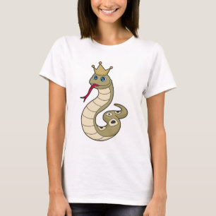 Snake as King with Crown T-Shirt